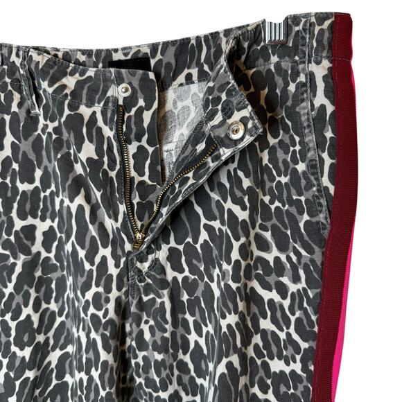 Mother No Zip Misfit Jogger Leopard Jungle Eyes Striped, size 27 - Picture 5 of 8